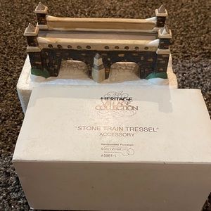 Dickens Village Stone Train Tressel
